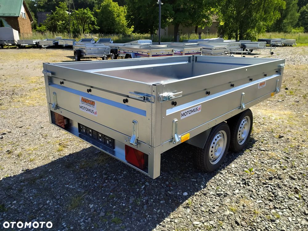 Neptun Przyczepa Neptun N7-263 2 KPS 263x145x40 2 osie koła pod spodem mocna - 4