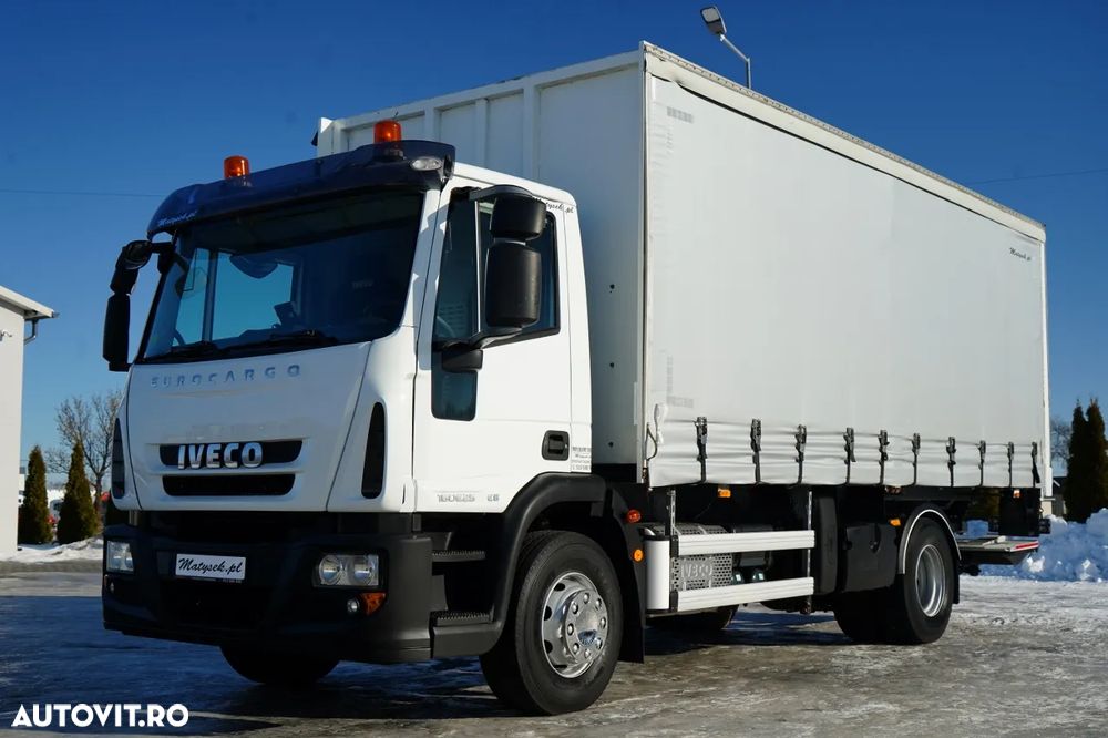MAN EUROCARGO 160E25 E6 / CORTINĂ - 6 m / HAYON LATERAL / HAYON HIDRAULIC / AUTOMAT / - 1