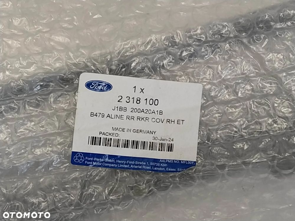 FORD FIESTA MK8 LISTWA PROGOWA PRAWA PRÓG NOWA ORYGINAŁ - 11