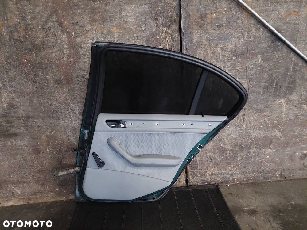 DRZWI KOMPLETNE PRAWY TYŁ BMW E46 SEDAN 386/6 FARNGRUEN METALLIC - 3