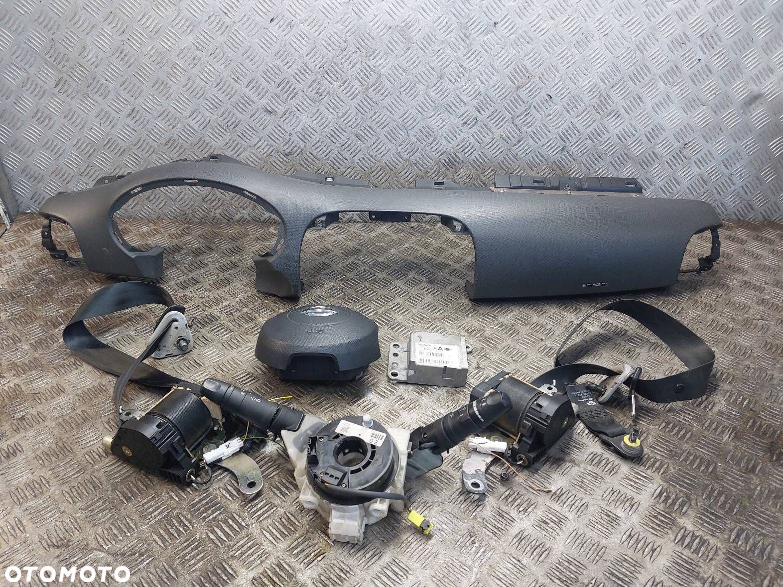 ZESTAW AIRBAG MICRA K12 DESKA KOKPIT PODUSZKI AIRBAG PASY MODUŁ - 1