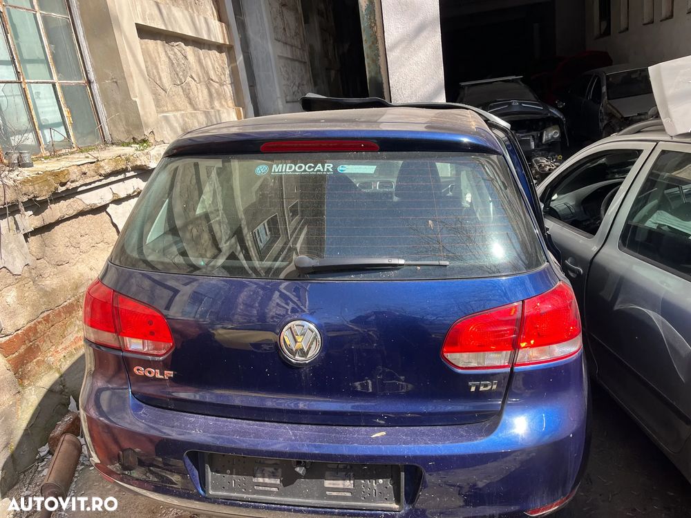 Haion portbagaj cu luneta VW Volkswagen Golf 6 hatchback albastru 2011 - 1