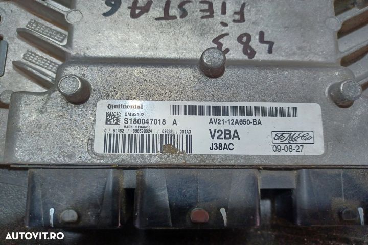 Calculator motor ECU S180047018 - 1.25 S180047018 - 1.25 Ford Fiesta - 3