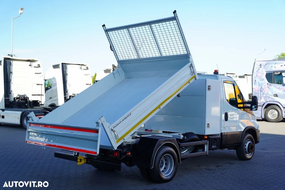 Iveco DAILY 70-180 / BASCULATOR SPATE 2.8 M / MTA: 7.0 T / BLOCARE PUNȚI / DUBLU / HI-MATIC - 6