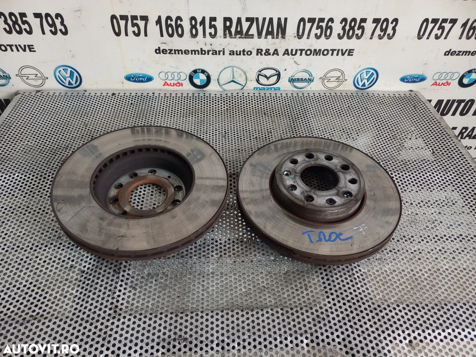 Set Discuri Frana Fata Vw T-Roc 1.0 Benzina Diametru 28 cm Stare Buna Dezmembrez Vw T-Roc - Dezmemb - 2