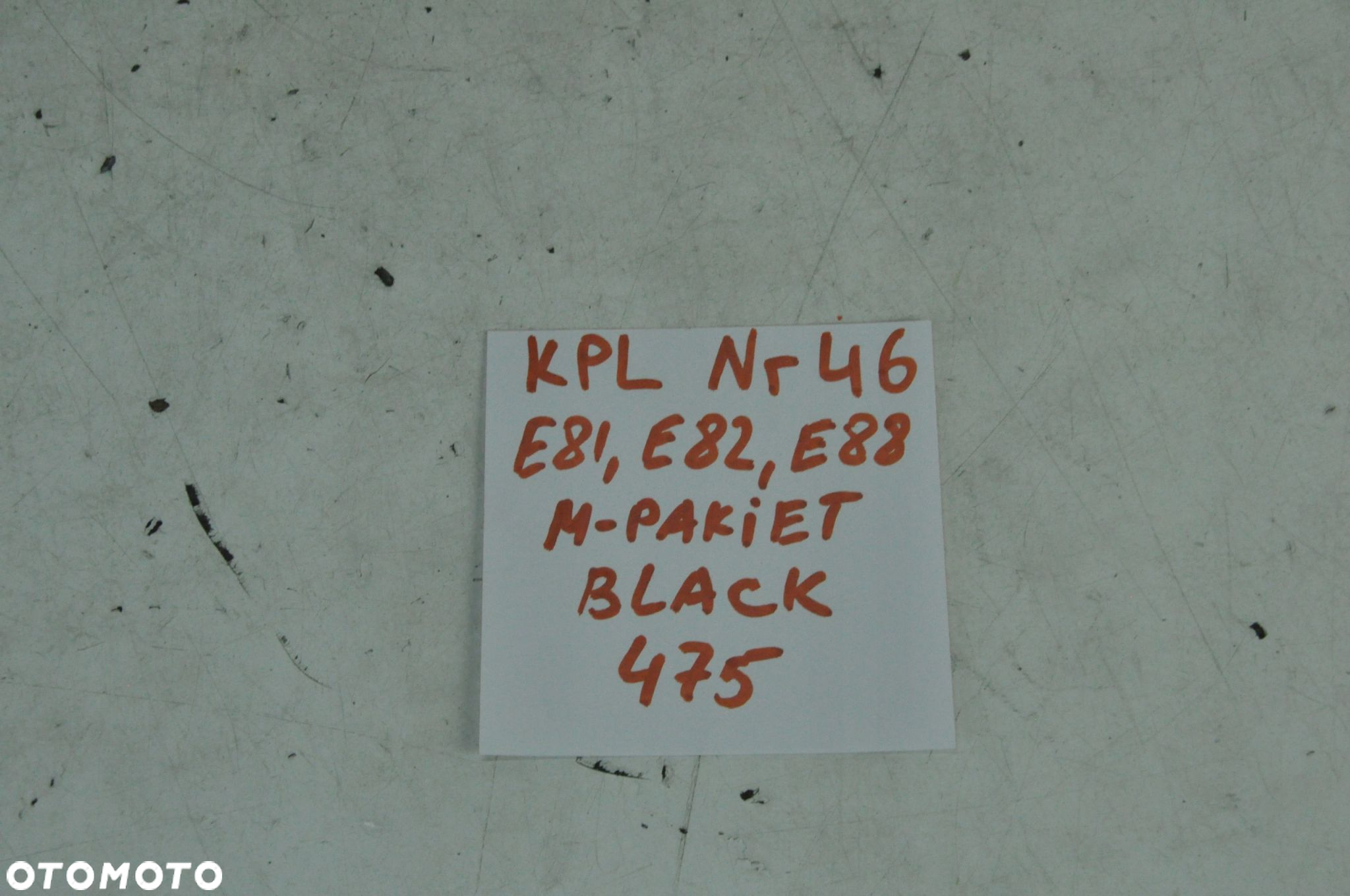 Bmw E81 E82 E88 Listwa Progowa Lewa Prawa M-Pakiet Black 475 Kpl 46 - 8
