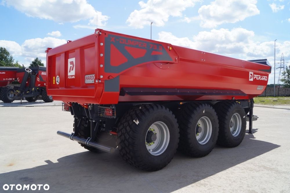 PERARD Przyczepa Rolnicza Budowlana X-Dumper 73.3 TRIDEM - 12