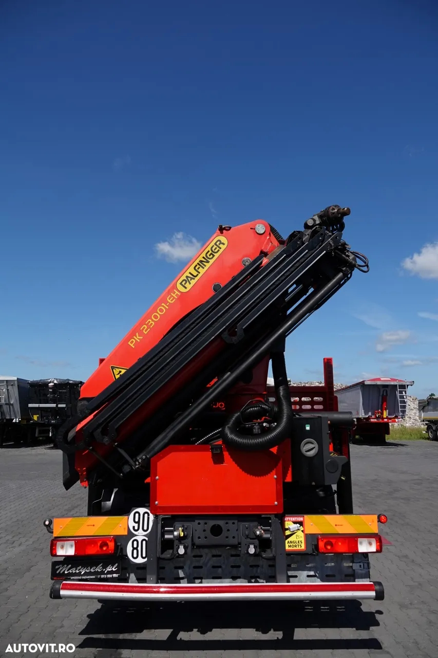Renault C 430 / 8x4 / TRANSMISIE 7 M + HDS PALFINGER PK 2300-EH / EXTENSIE 15 M / PILOT / ROTATOR / IMPORTAT - 15