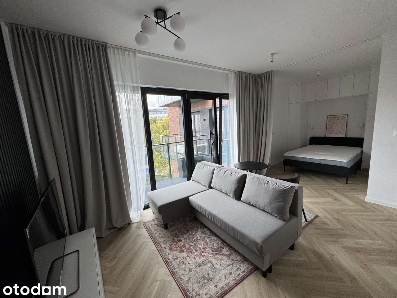 Studio 30 m² | aneks sypialniany | klimatyzacja | Nowy Kamionek | SOHO
