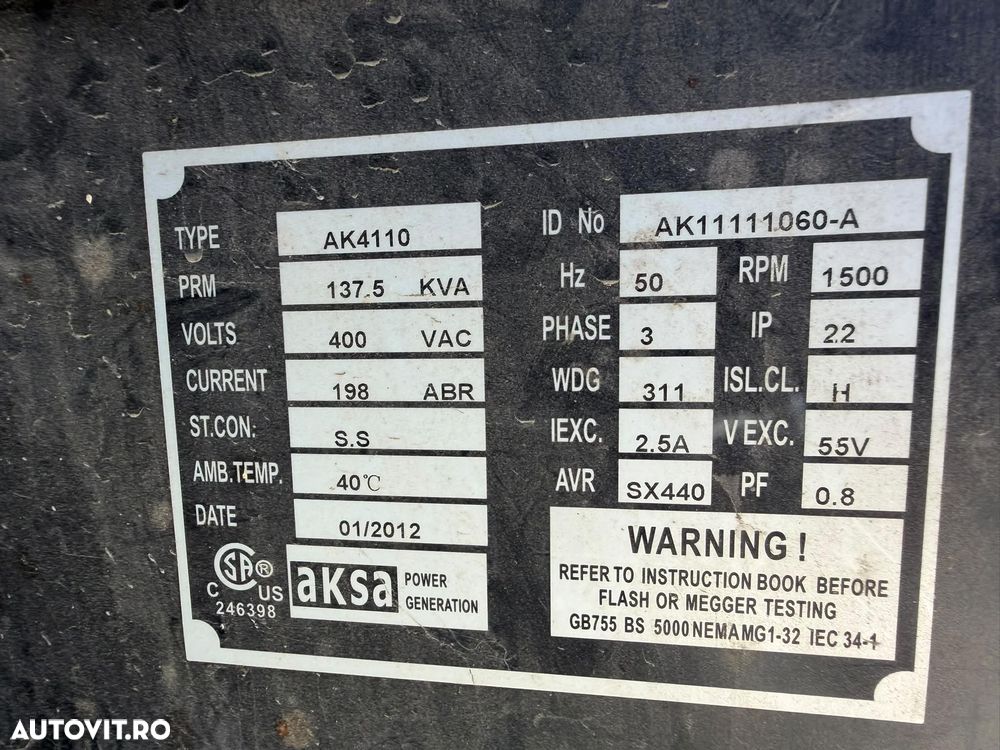 Alta Generator de curent AKSA APD 150A - 3