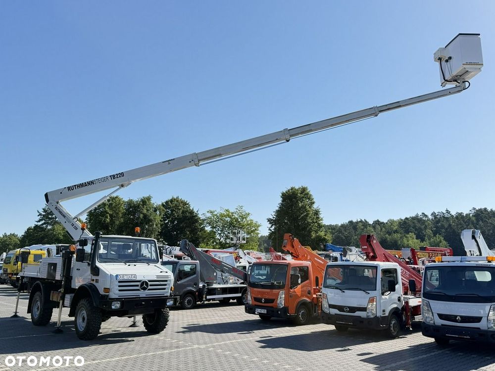 Mercedes-Benz UNIMOG 437 4x4 Zwyżka RUTHMANN STEIGER TB 220 Podnośnik Koszowy - 7