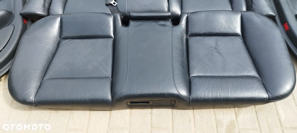 Fotel Fotele RECARO Zestaw Czarna Skóra Grzanie Tył Przód Audi A6 S6 C5 Kombi Części Blask Gołdap - 2