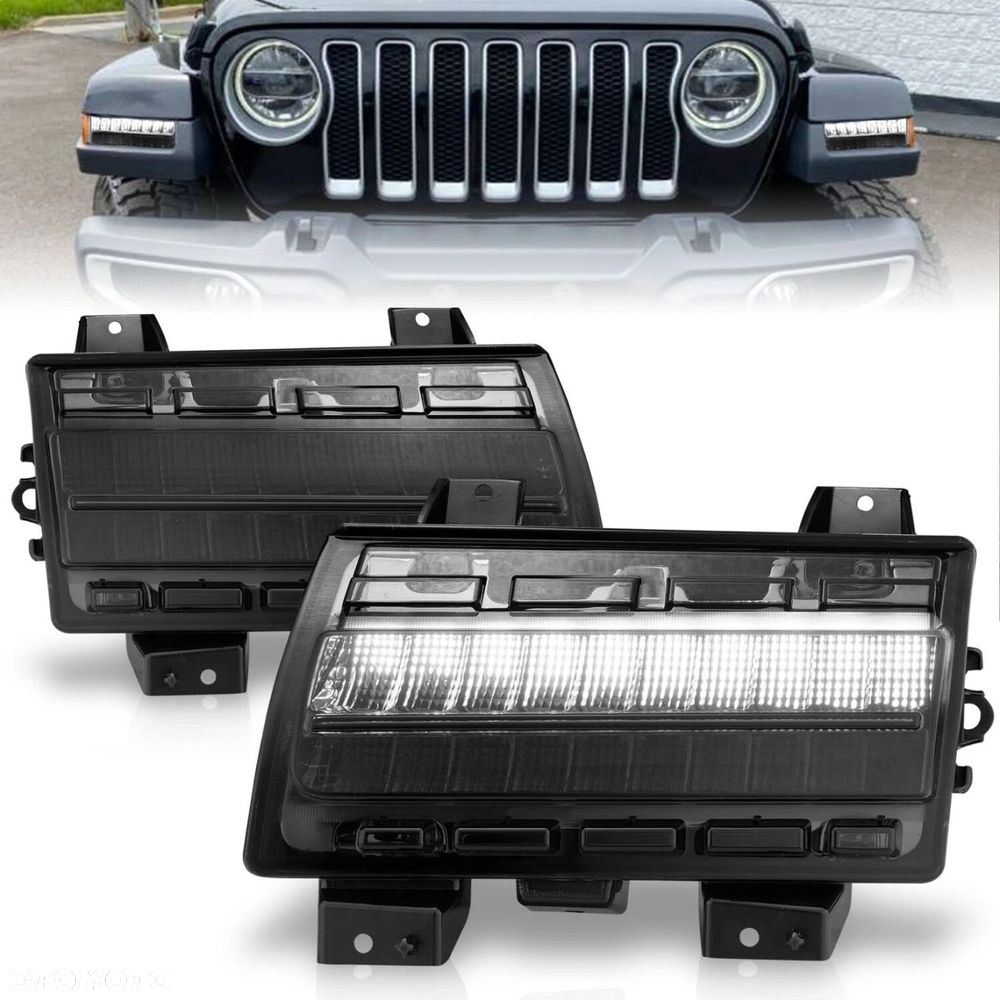 Kierunkowskaz Migacz światła Dzienne Full Led Jeep Wrangler jl IV Gladiator - 2