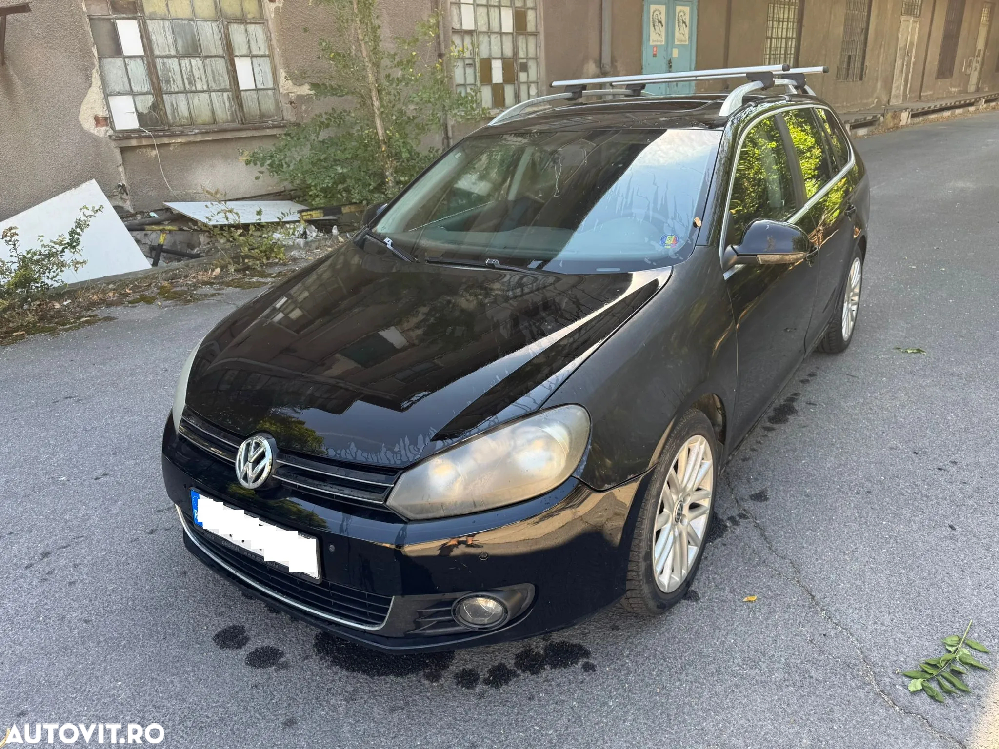 Capota fata motor Volkswagen Golf 6 variant break negru 2011 - 4