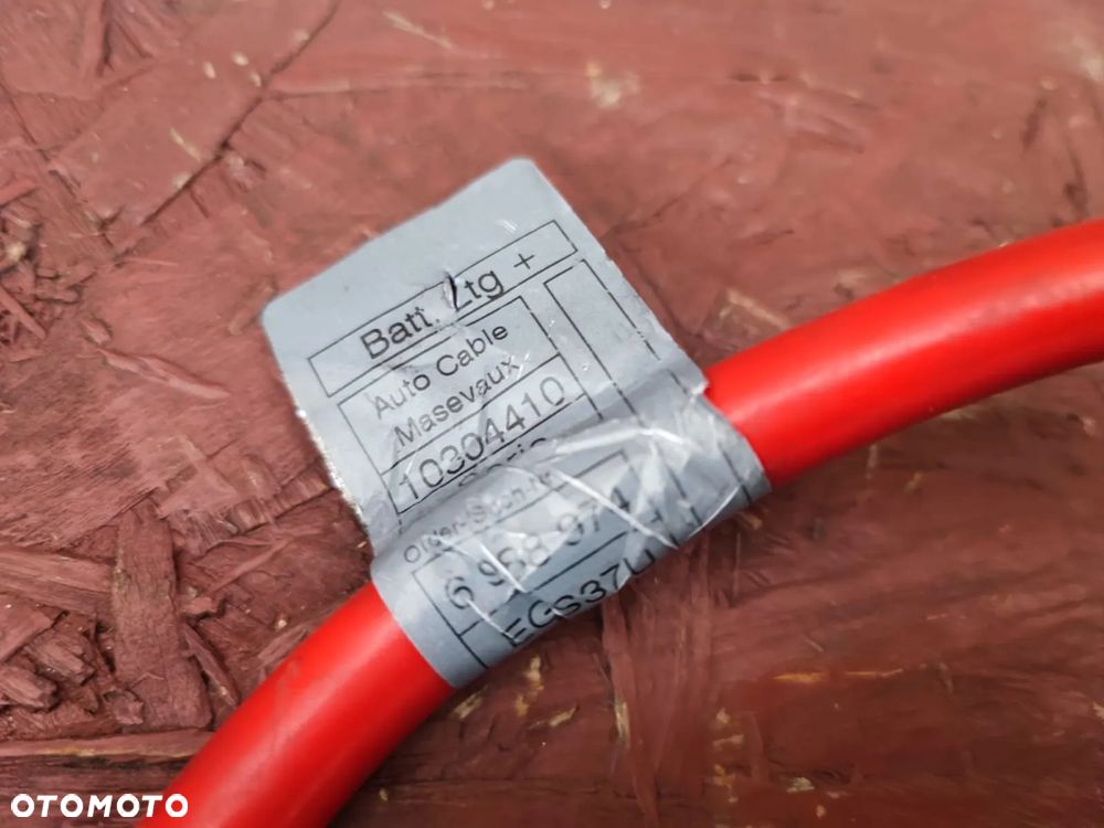 BMW E82 / E84 / E88 / E90 / E90 LCI / E91 / E91 LCI / E92 / E92 LCI. ORYGINALNA KOMPLENA KLEMA PLUSOWA O NR: 6 988 974 / 9 217 031 / 6 938 495 OEM. W BARDZO DOBRYM STANIE TECHNICZNYM. - 4