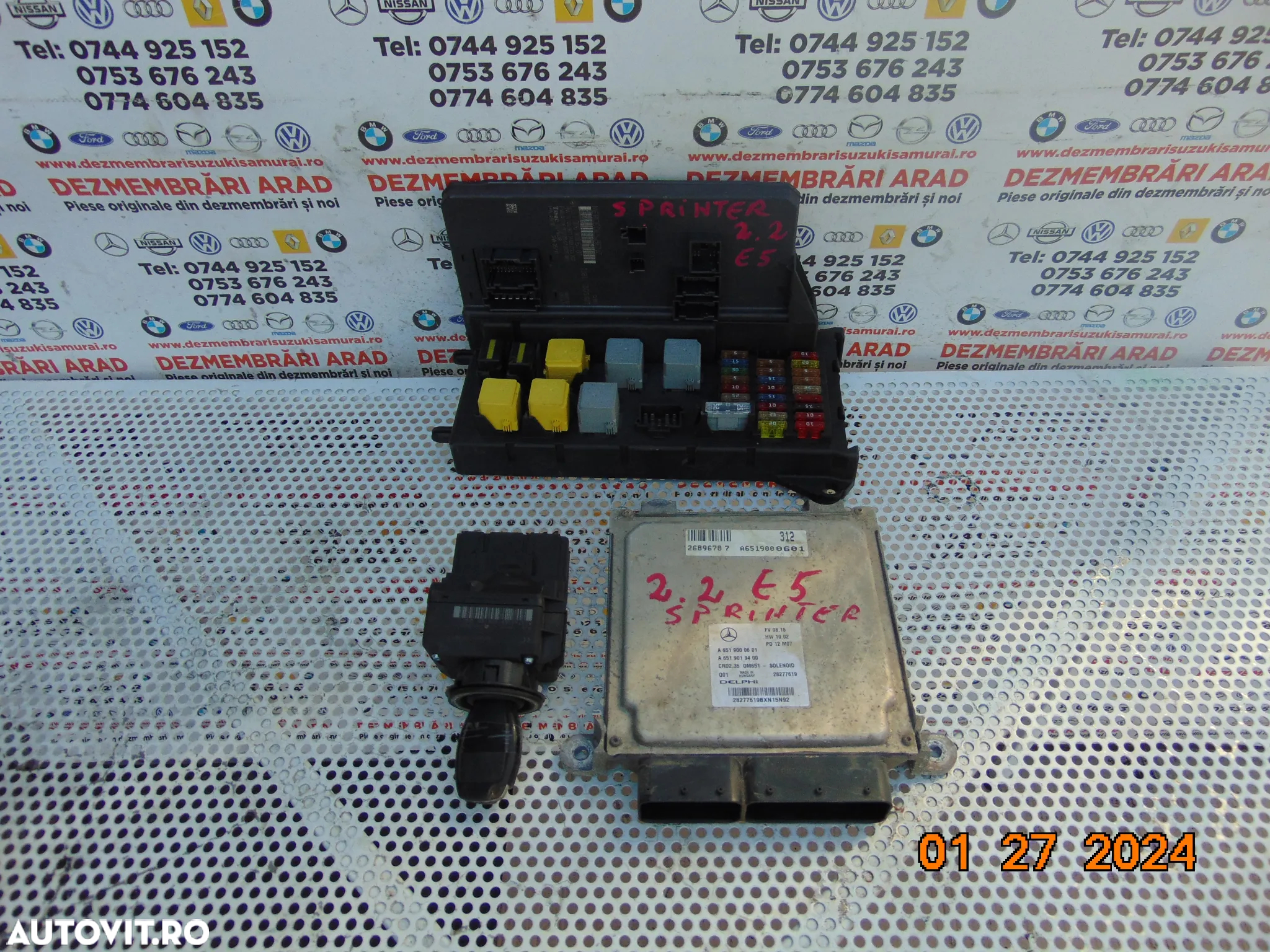 kit pornirE Mercedes sprinter 2,2 euro 5 w906 2.2 euro 5 sprinter w906 - 2