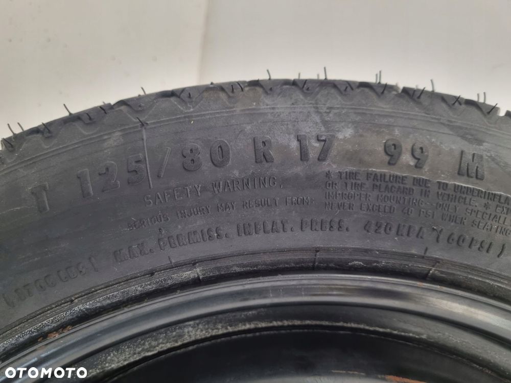 KOŁO DOJAZDOWE BMW E46 dojazdówka 125/80 R17 5x120 6750007 zapas - 6