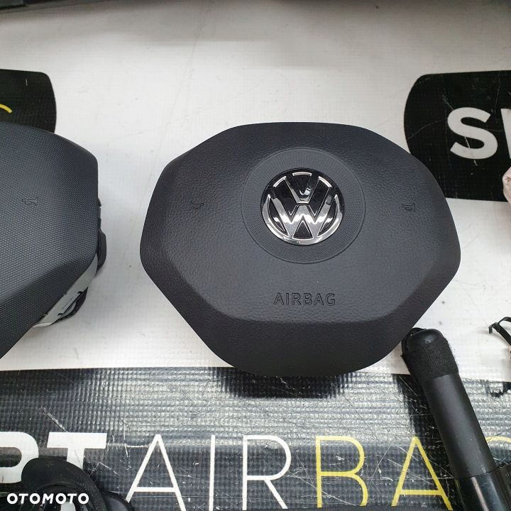 VW CADDY 2K7 DESKA ROZDZIELCZA KONSOLA KOKPIT PULPIT PODUSZKI AIRBAG AIR BAG PASY KIT SET - 9