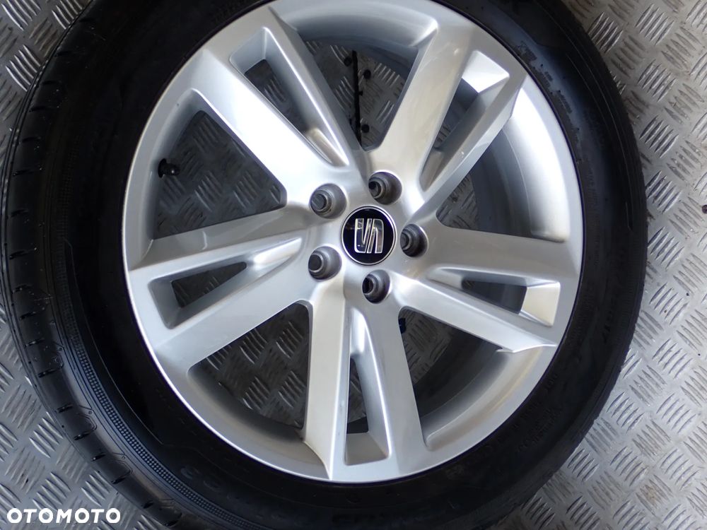 KOŁA FELGI ALUMINIOWE SEAT ARONA  6,5JX17  ET 48  5X100  6F9601025E Z OPONAMI LATO HANKOOK  205/55/17 - 6