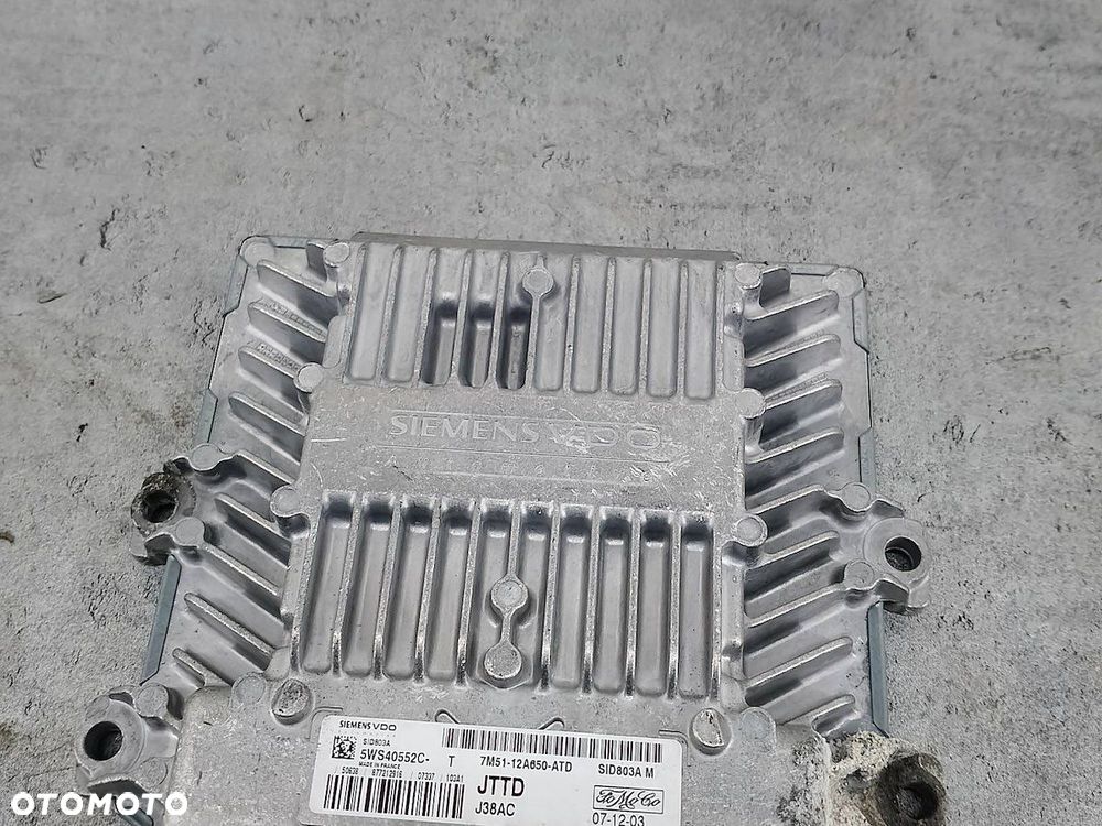 KOMPUTER, STEROWNIK FORD C-MAX I 7M51-12A650-ATD  5WS40552C-T 2.0 TDCI - 1