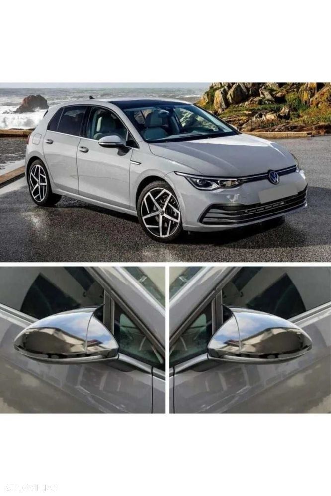 Set Capace Oglinzi Oglinda Batman Volkswagen Golf 8, M Style, Negru Lucios - 5