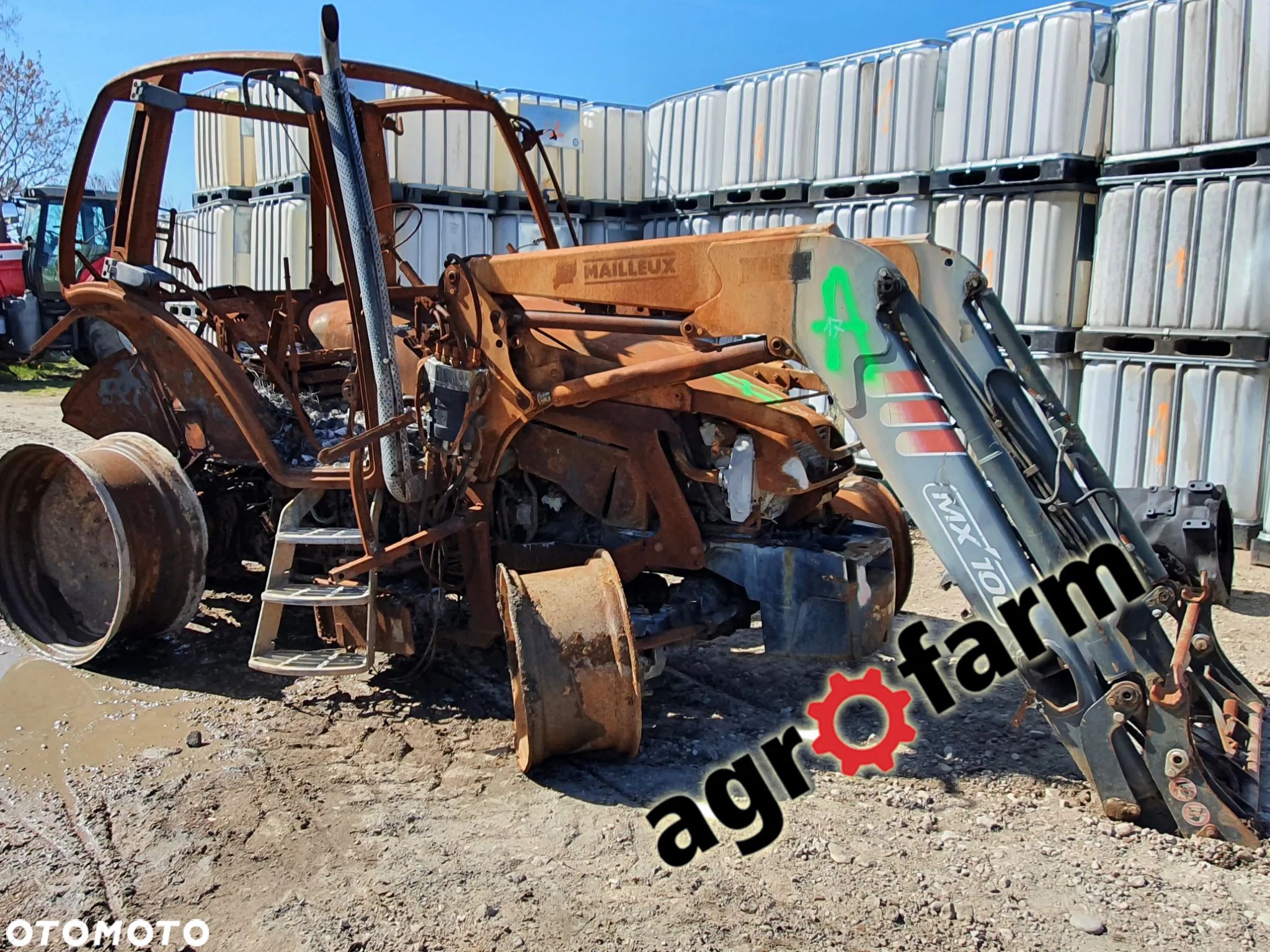 Deutz Agrotron 100 90 silnik skrzynia most zwolnica wał blok - 1