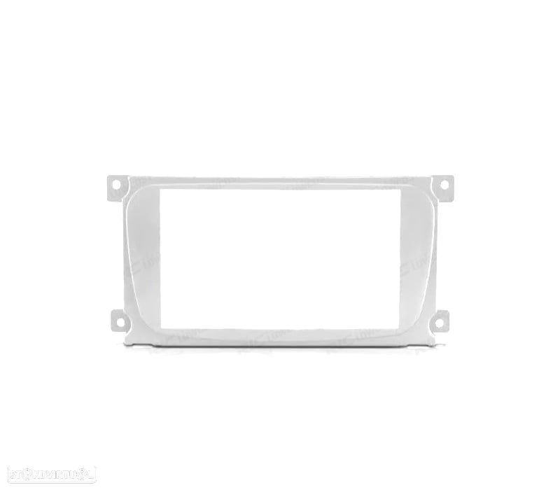 MOLDURA ADAPTADOR CINZA PARA RADIO 2-DIN PARA FORD FOCUS MONDEO S-MAX C-MAX GALAXY KUGA - 1