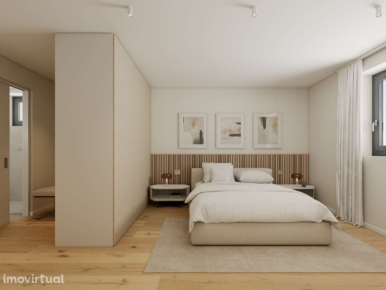 T2 Novo com Varanda e Churrasqueira | Exposição Solar Poente - Grande imagem: 5/14