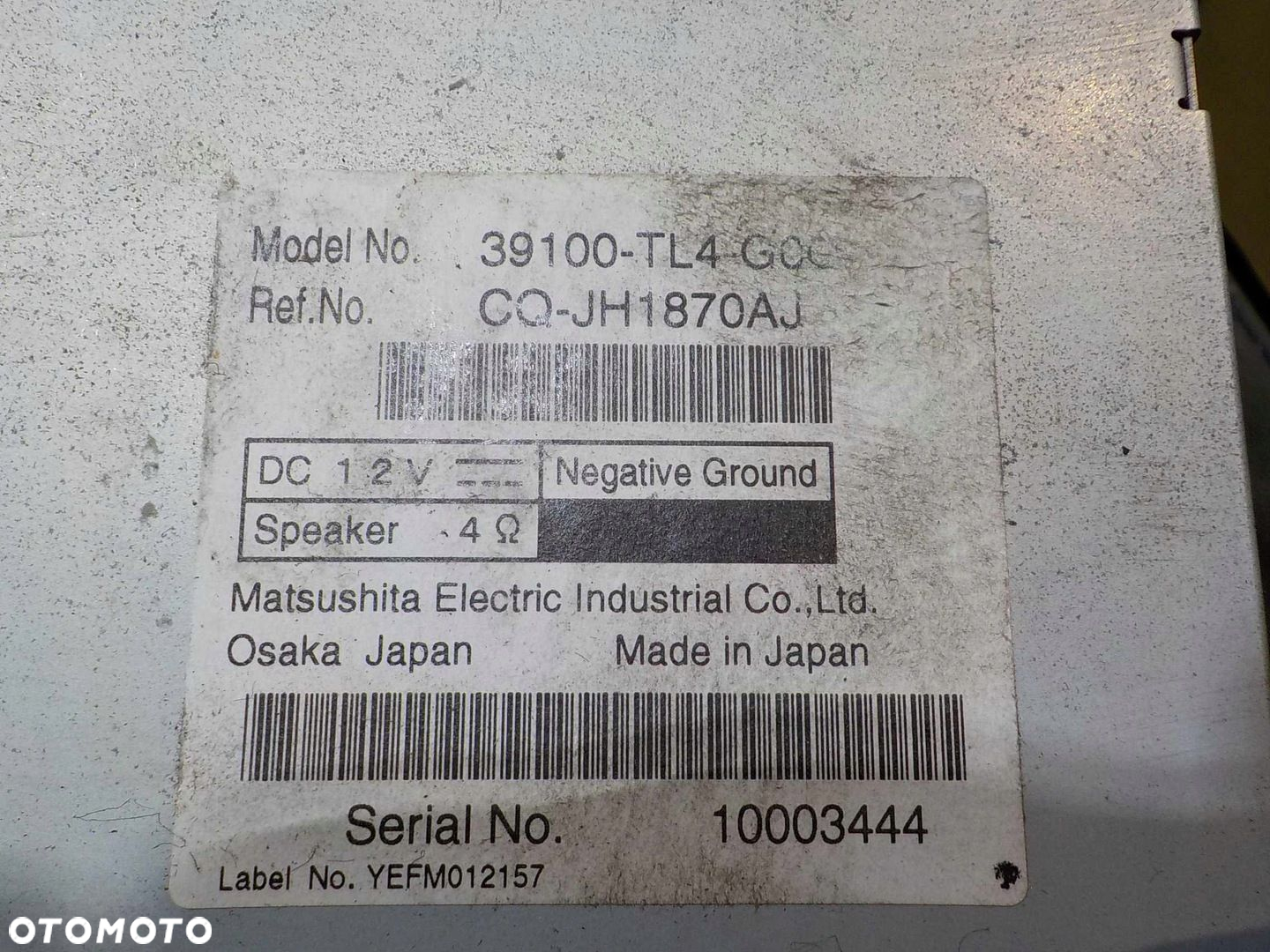 HONDA ACCORD VIII 08r radio CD 39100-TL4-G0 - 6