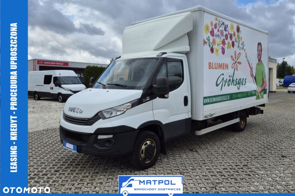 Iveco Daily 50C18 / 35C18 3.0 HPi Hi-Matic, kontener 4.38m x 2.25m x 2.38m , winda 750KG, klimatyzacja, webasto, pneumatyka, HAK 3.5T - 1
