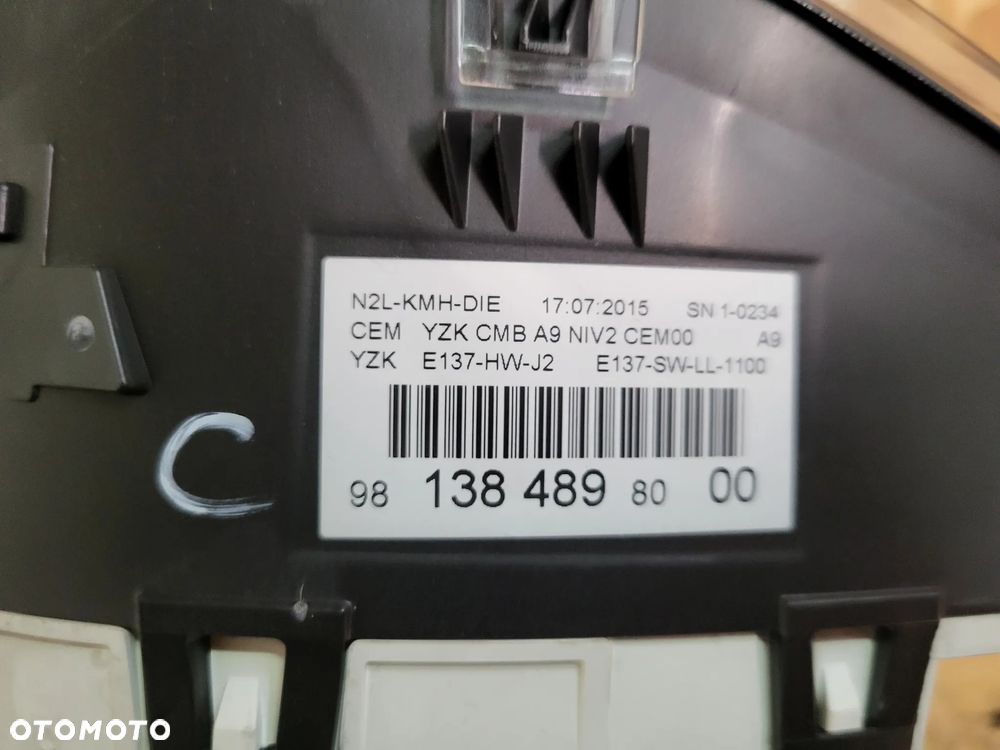 Licznik zegary EU Peugeot 208 Lift 1.6 E HDI - 3