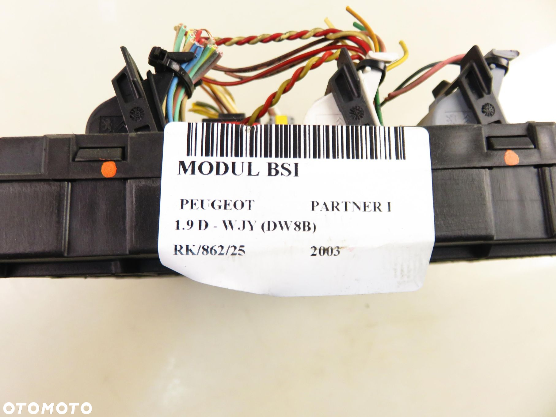 BSI PEUGEOT PARTNER I 1.9 D  S118085320 9650584580 - 4