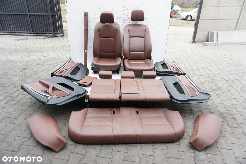 FOTELE SIEDZENIA BOCZKI SKÓRA EUROPA BMW 5 F10 - 1