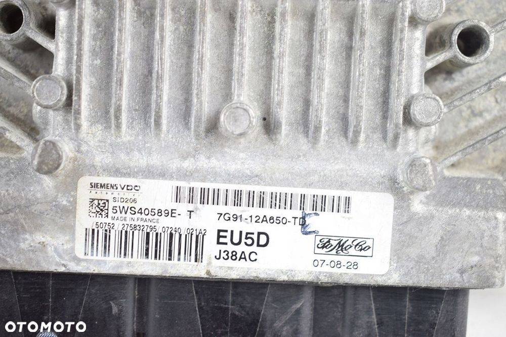 komputer sterownik silnika ford 7g91-12a650-td - 4