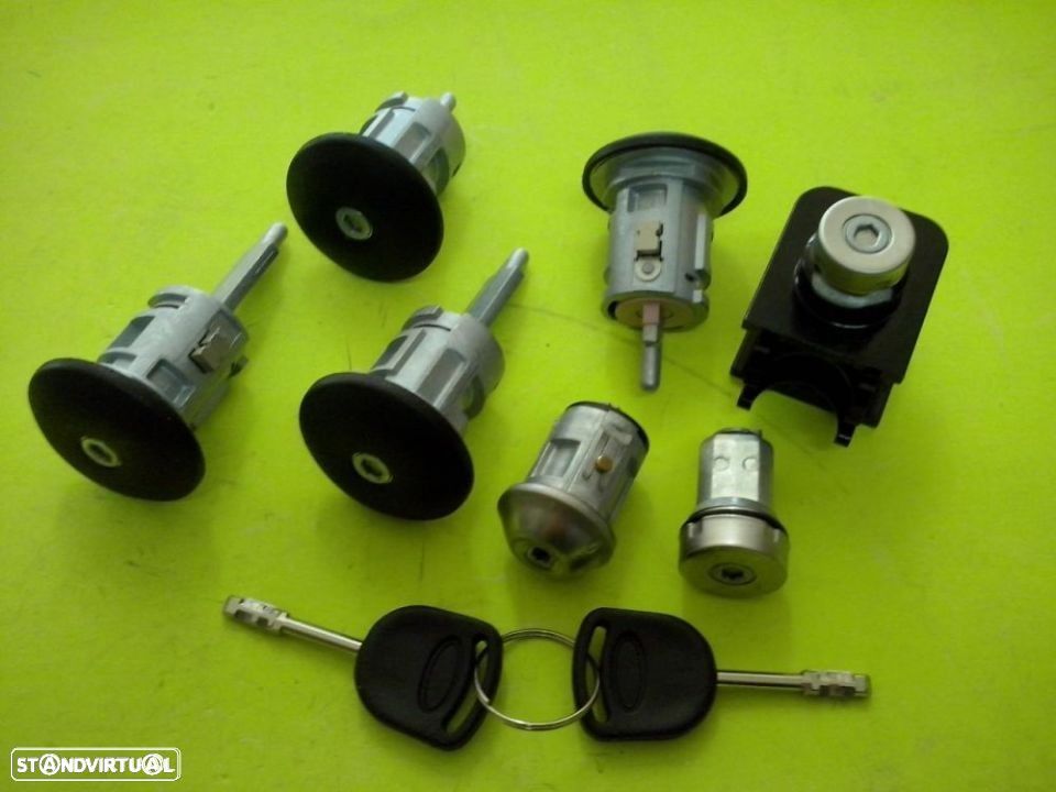 kit canhões de portas e ignição capot com chave Ford Transit 2000 até 2006 (Novo) - 2