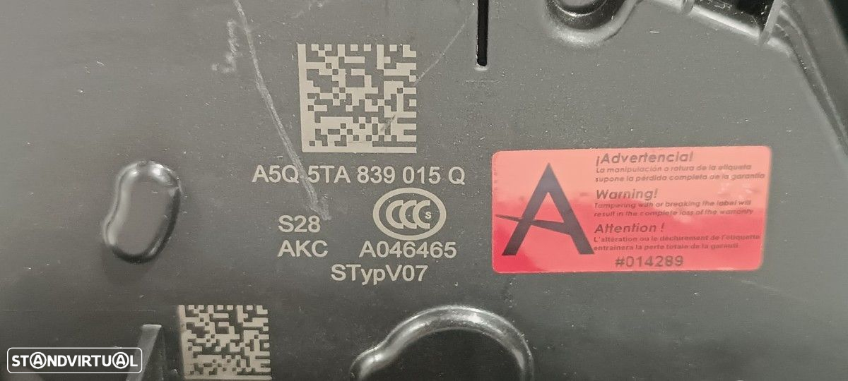 FECHADURA PORTA TRASEIRA ESQUERDA AUDI Q3 - 5