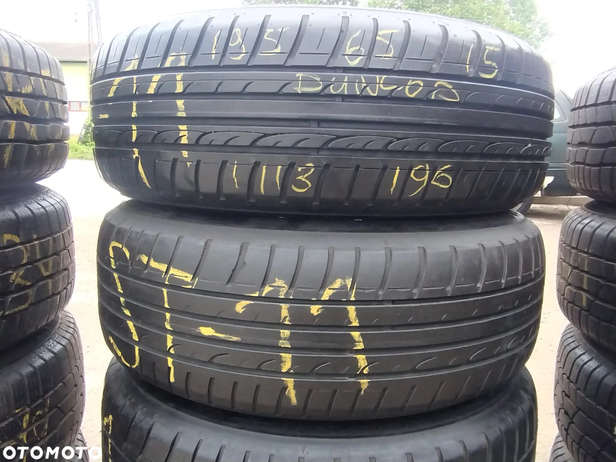 195/65R15 Opony Letnie Lato DUNLOP SP SPORT FASTRESPONSE MO 5x112 Felgi Stalowe STAL 15 Koła Mercedes A W176 B W246 CLA C117 KLASA W169 W245 195/65 5-6mm - 22