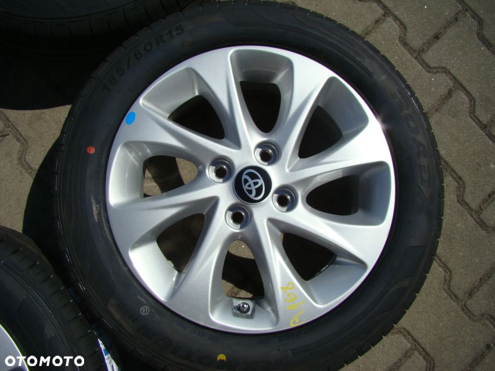 a168 4x100 Toyota Yaris 6Jx15 Lato niemontowane 185/60 R15 - 3