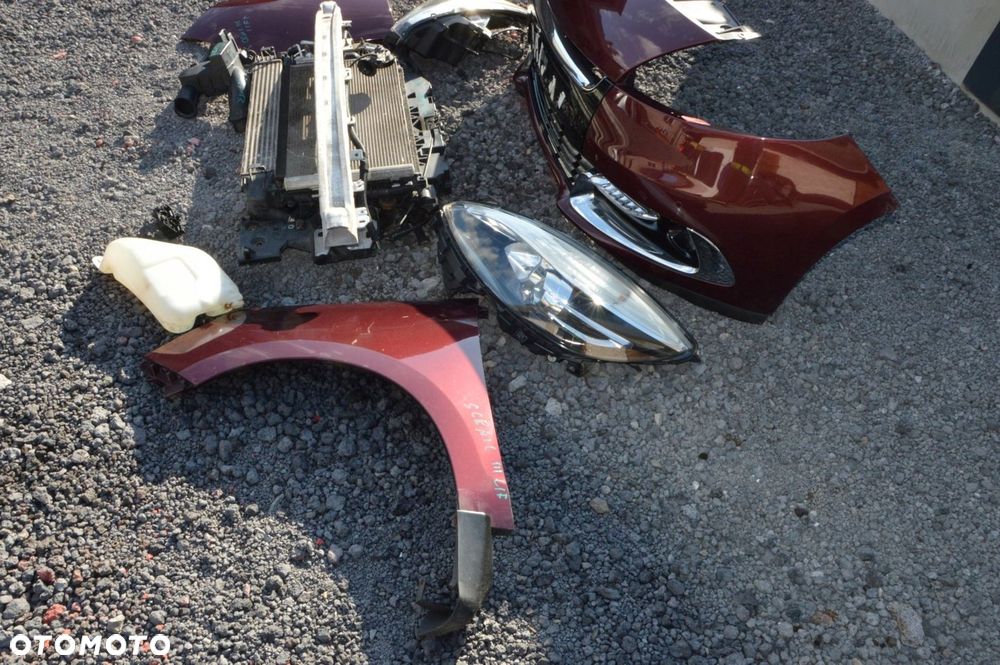 Zderzak maska błotnik lampa przód komplet renault scenic iii  1 lift tennem - 4