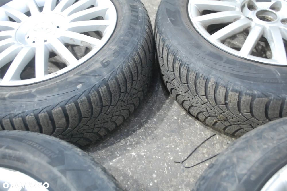KOŁA FELGI ALUMINIOWE + OPONY 205/60R16 5X112 7J ET42 8E0601025AR AUDI A4 B6 B7 - 7