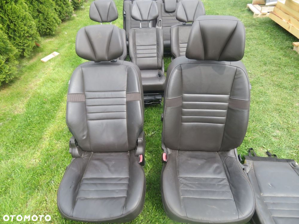 FOTELE FOTEL PRZEDNI LEWY PRAWY KANAPA WNĘTRZE SCENIC GRAND III PH1 SKÓRA GRZANE RENAULT 2009-2013 - 3