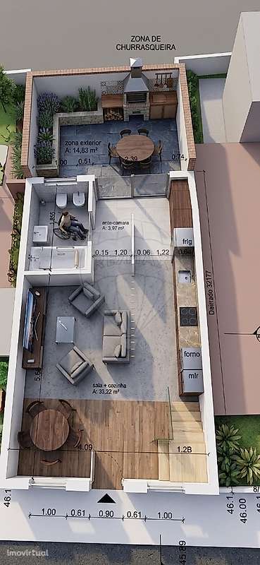 Moradia T3 para venda - Grande imagem: 3/5