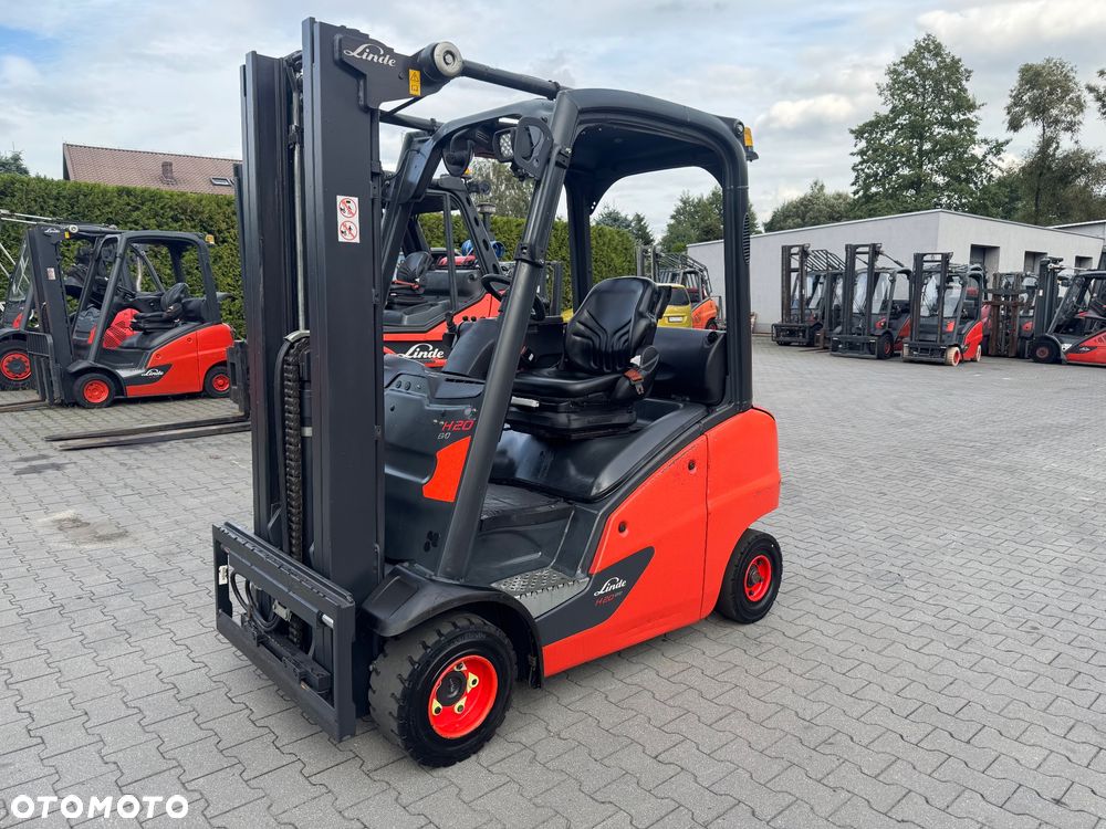 Linde H20 EVO triplex  Tylko 7615 mth półkabina h16 h18 wolny skok  toyot