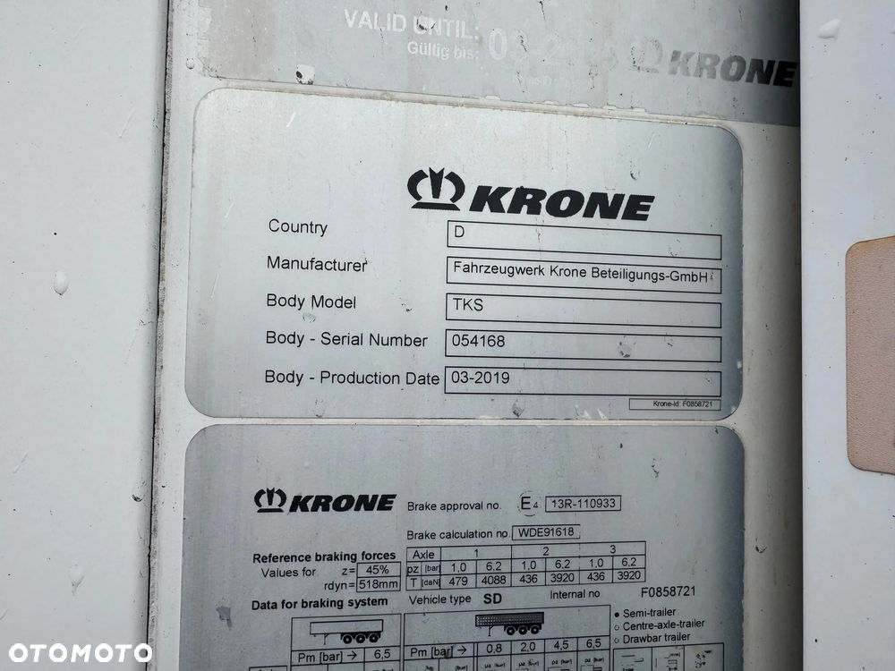 Krone Multitemp. Doppelstock, Wys. 2,70m, Thermo King SLXi Spectrum - 37