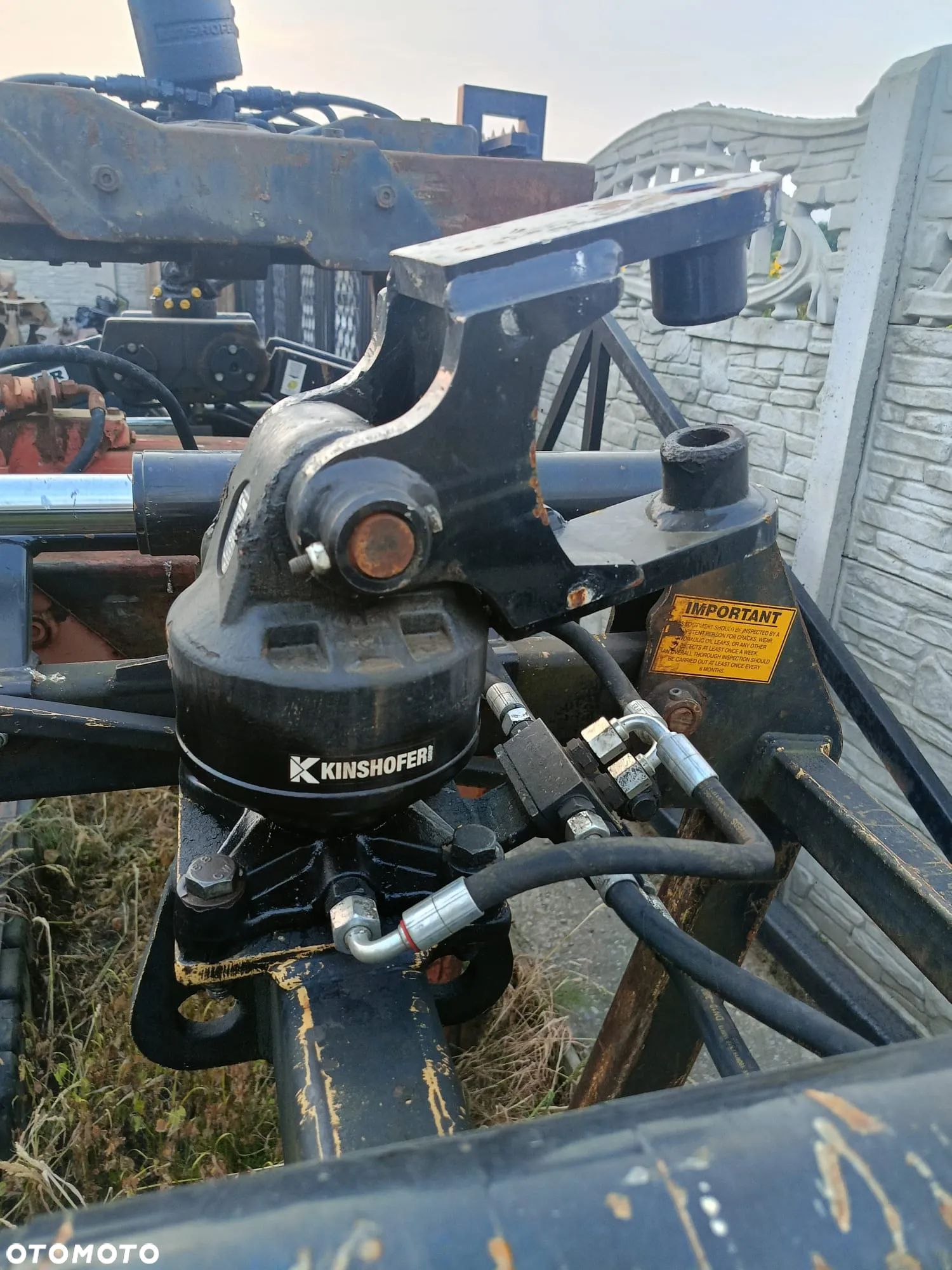 Rotator KINSHOFER 4500 kg hds dźwig żuraw koparka chwytak do drewna - 1