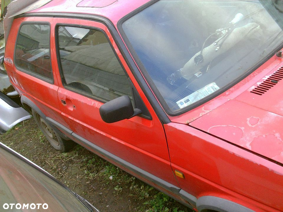 Vw golf 2 II na czesci3d 1,6benz,maska blotniki drzwi pas dywany kokpit lampy,szyby,belka instalacja - 8
