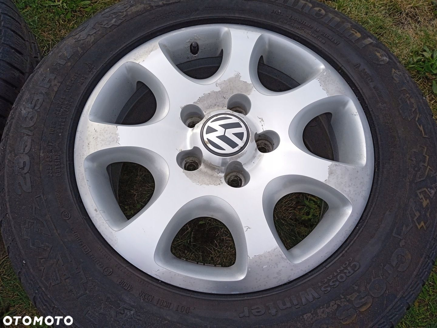 felgi aluminiowe 5x130 VW Touareg 2002-2017 7L6601025A opony zimowe 235/65 - 5