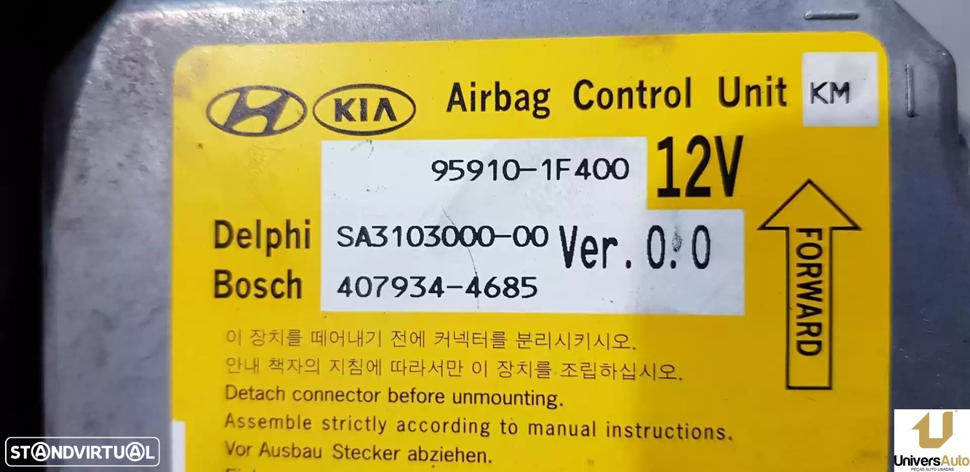 CENTRALINA AIRBAG KIA SPORTAGE 2007 -959101F400 - 3