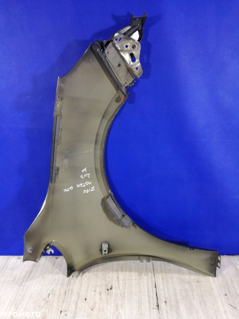Opel Astra J 4 IV GTC 09/17 błotnik przód przedni lewy ślizg Z190 ZGWH - 4