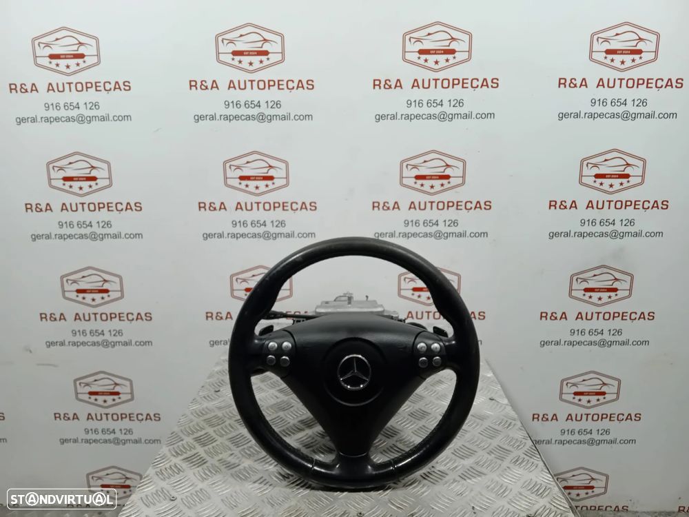 Volante Mercedes SLK R171 com Patilhas Original - 4